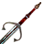 Крепкий меч с красной метеоритной рудой